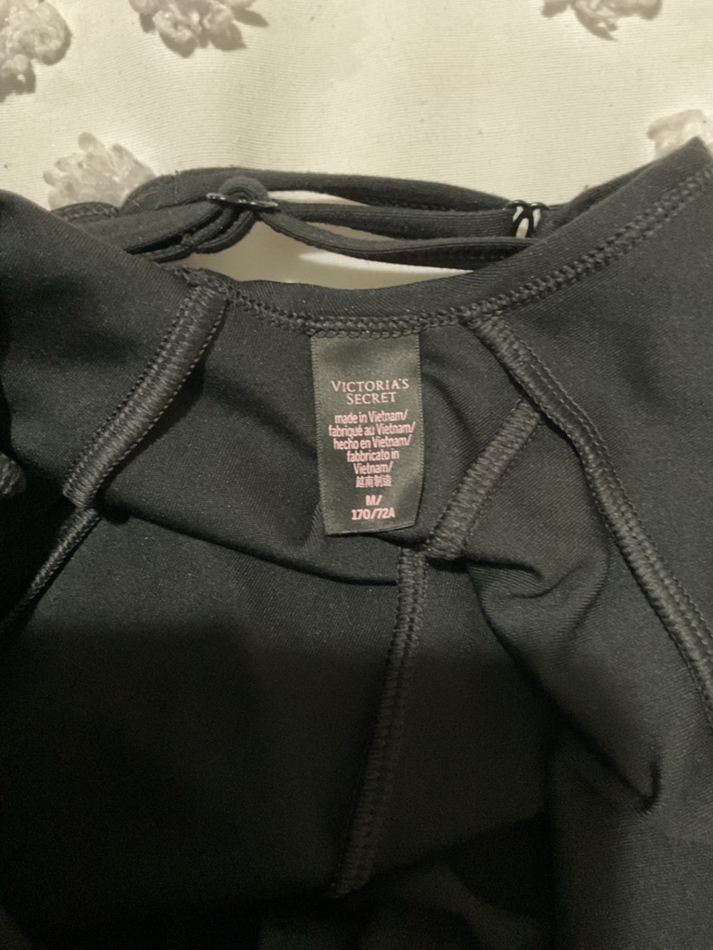 Victoria's Secret Black Strappy Workout Tank - Picture 2 of 3